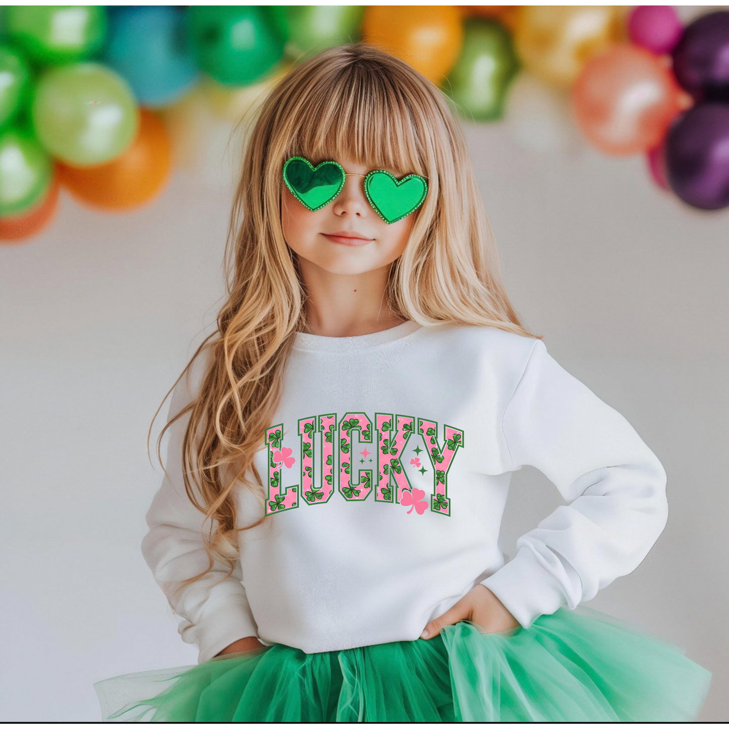 Lucky Girls graphic sweatshirt | tee