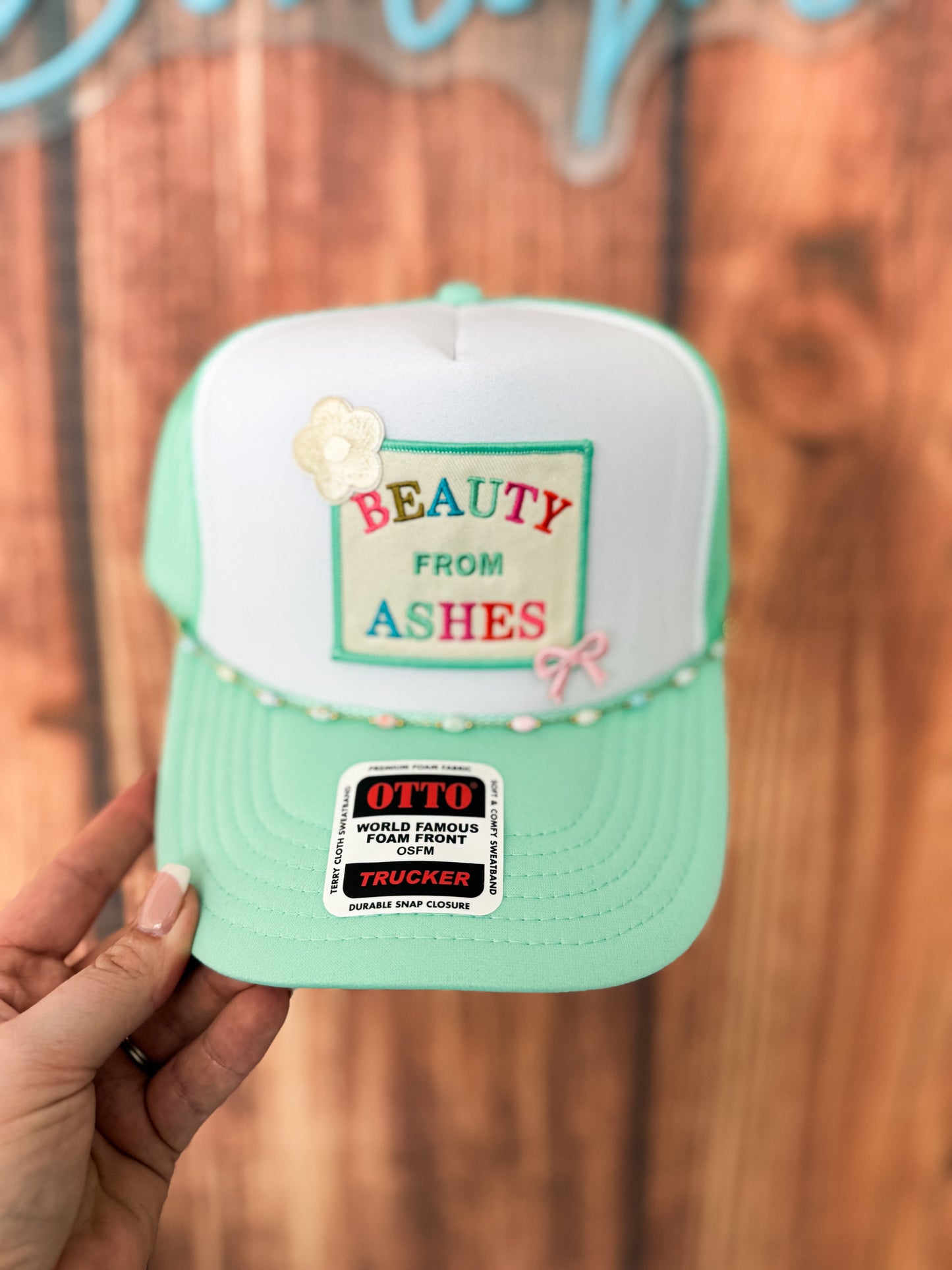 Beauty from Ashes trucker hat