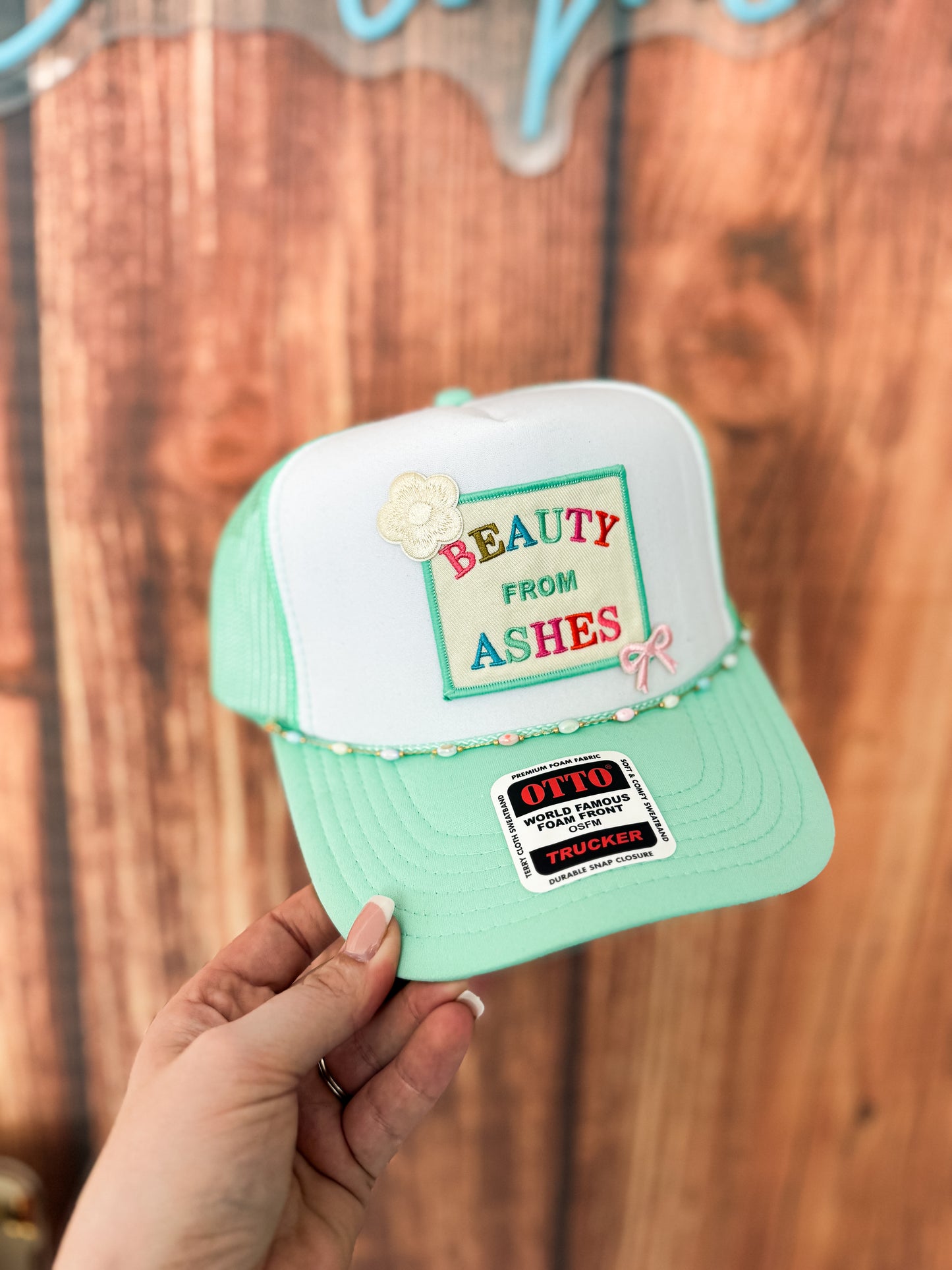 Beauty from Ashes trucker hat
