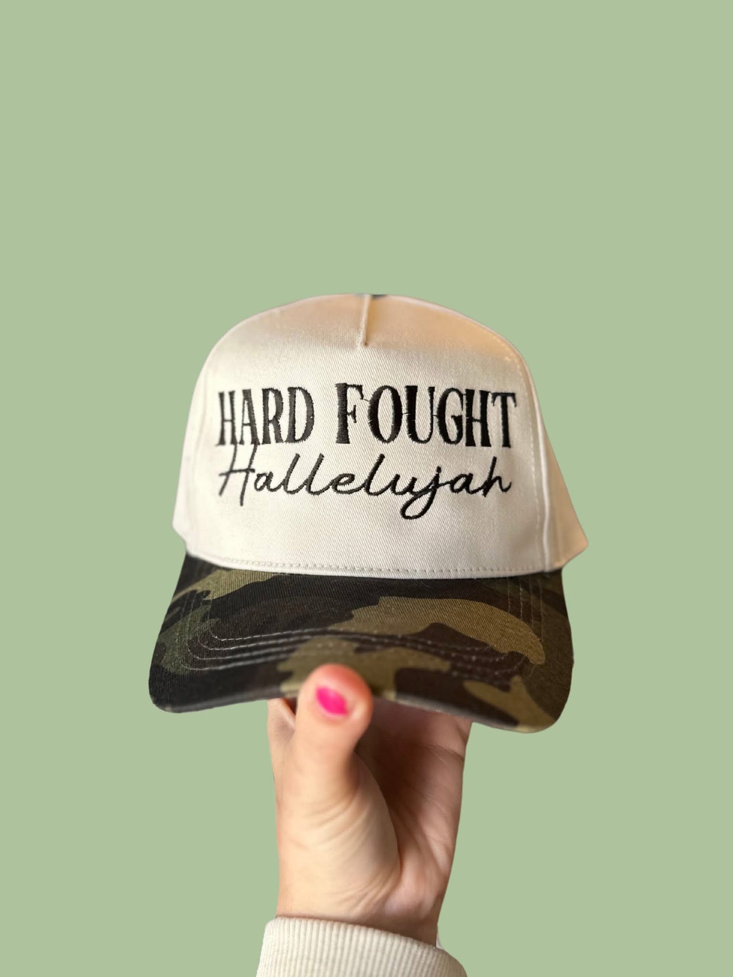Custom Embroidered Canvas Trucker