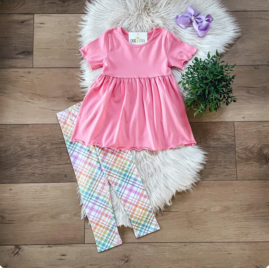 Spring Stripes Peplum Set