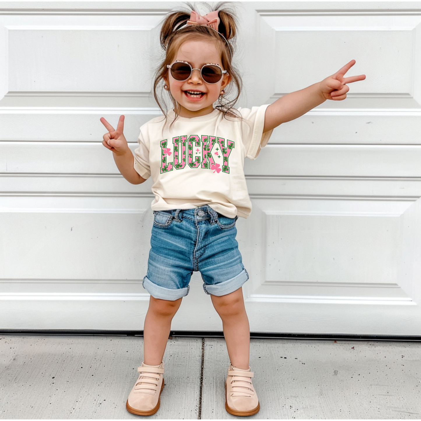 Lucky Girls graphic sweatshirt | tee