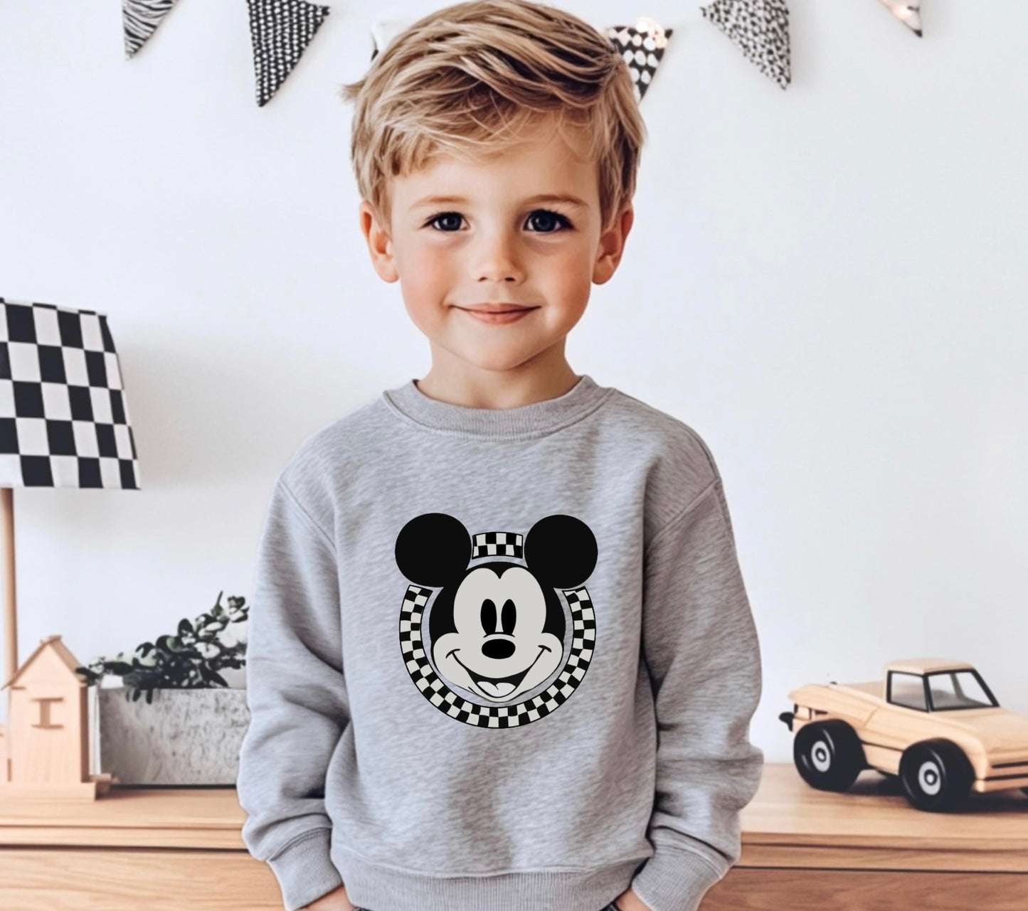 Checkered Mouse sweatshirt