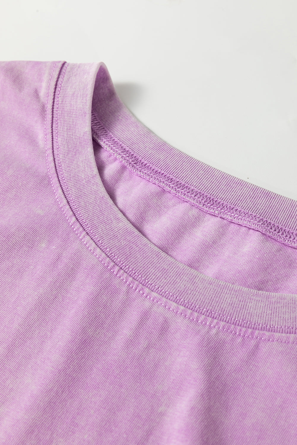 Wisteria Mineral Wash Pocketed T-shirt Long Dress