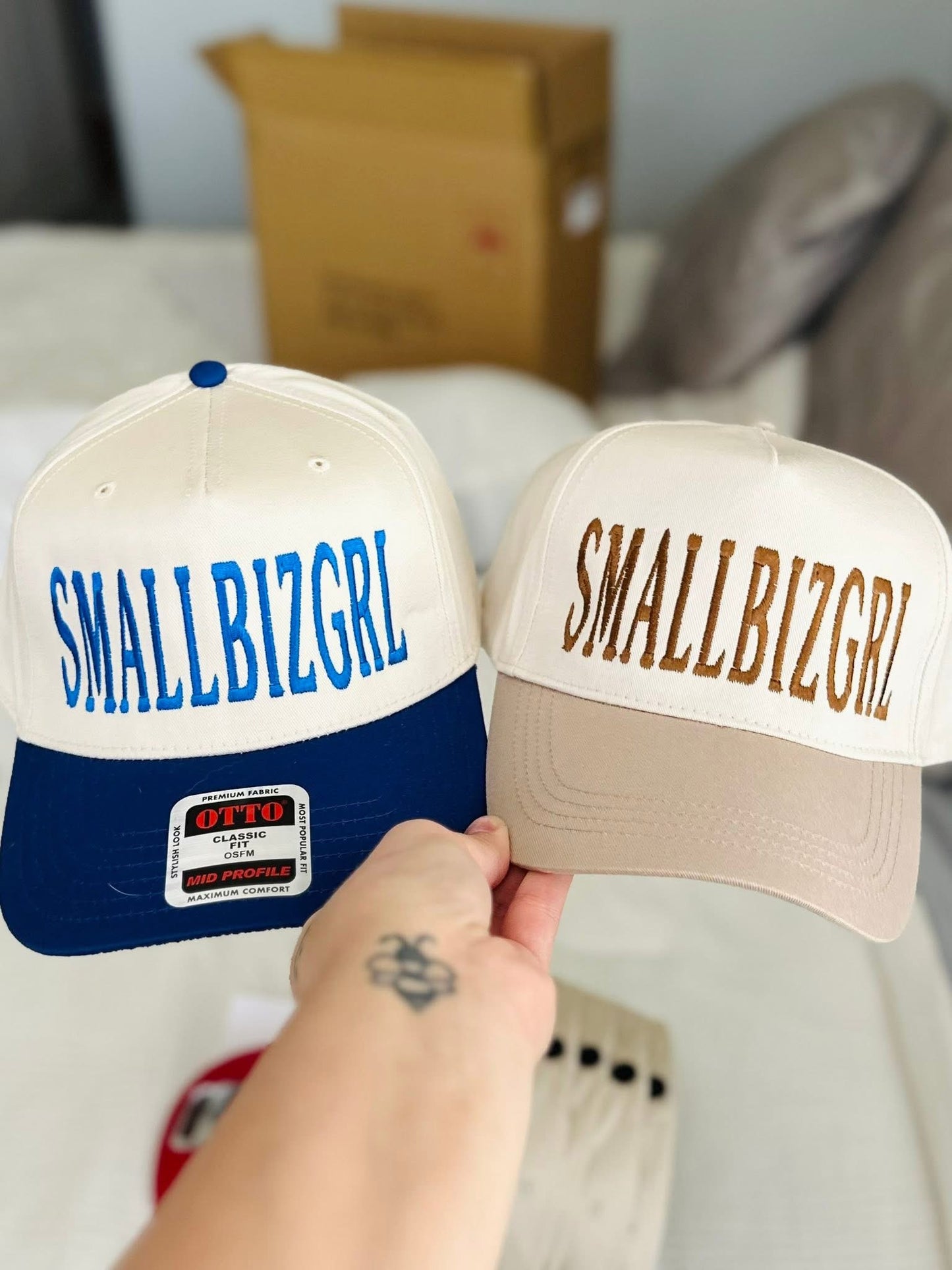 Custom Embroidered Canvas Trucker