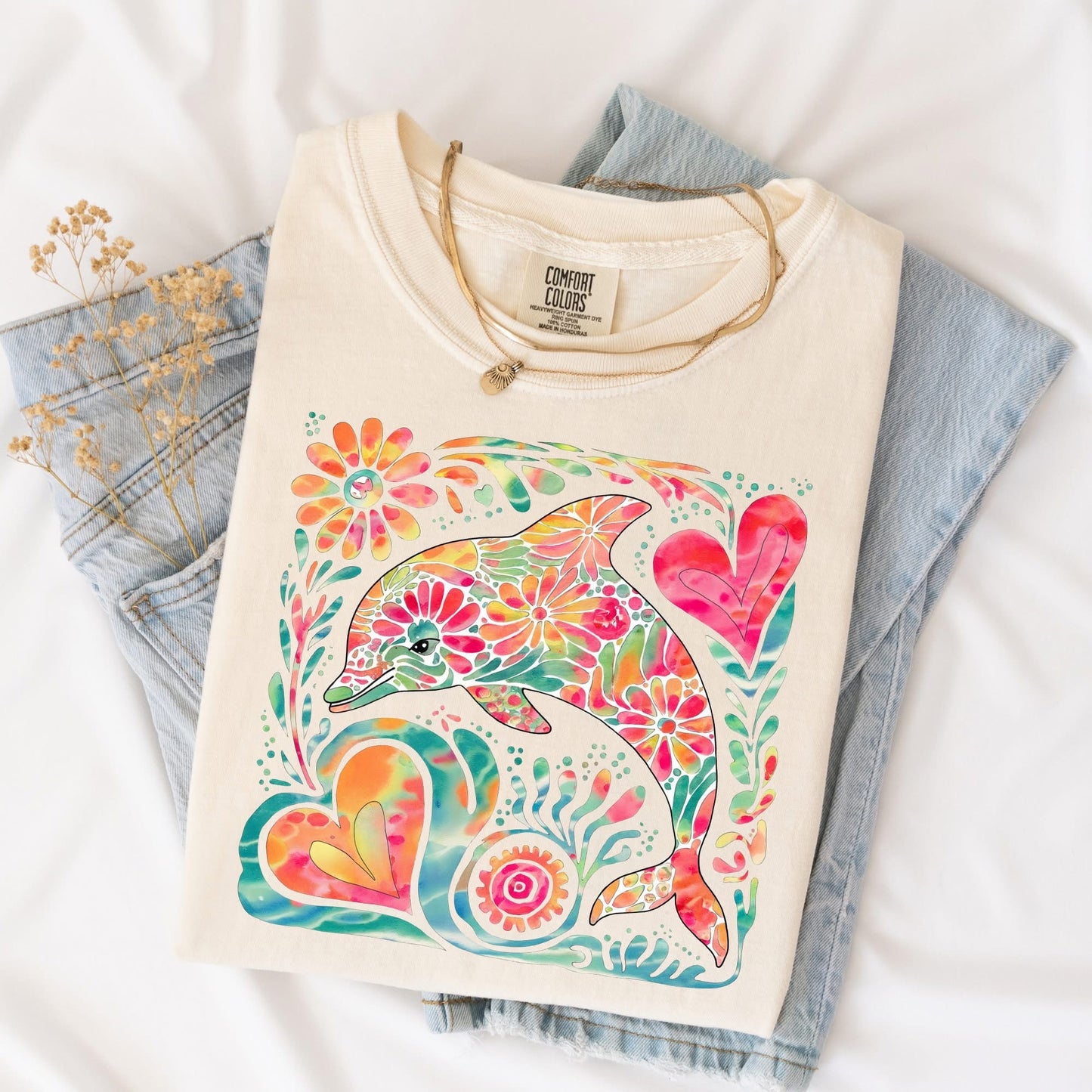 Floral Beachy Graphic Tees