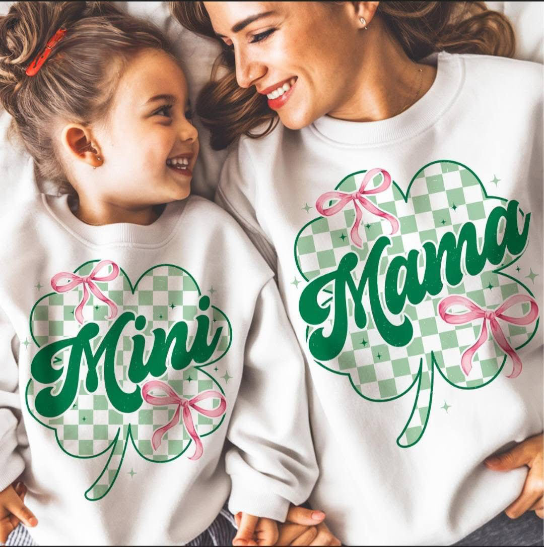 Mama + Mini ☘️ Tee | Sweatshirt