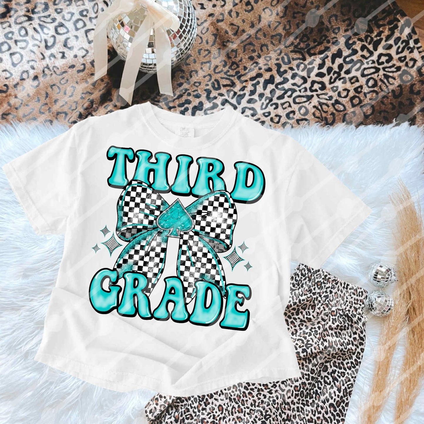 Western X Checkered Grade Graphic tee