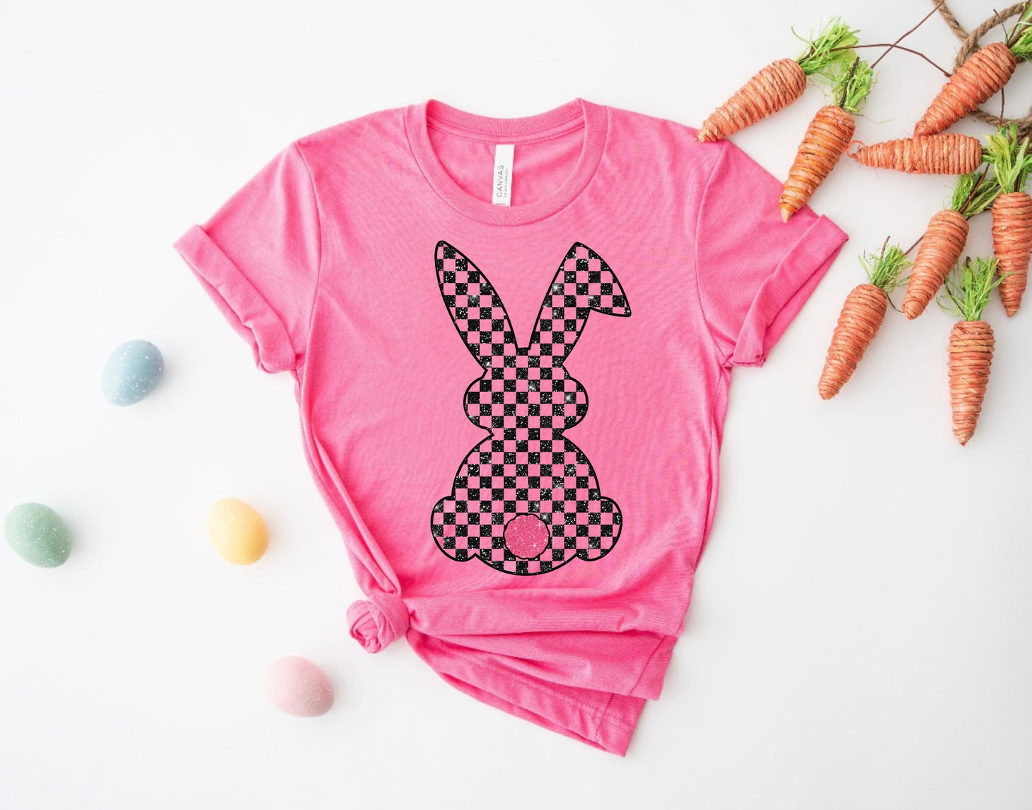Checkered Bunny Tee