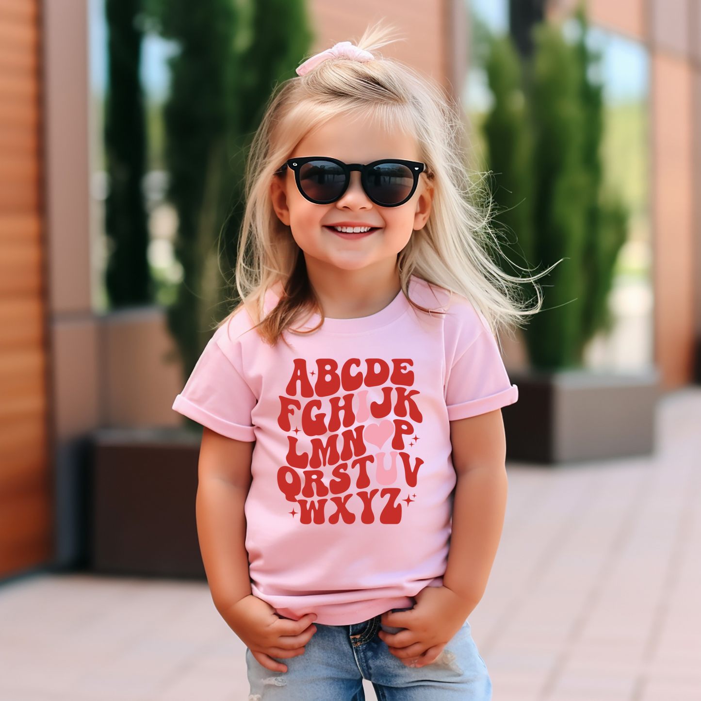 ABC I💝U graphic tee