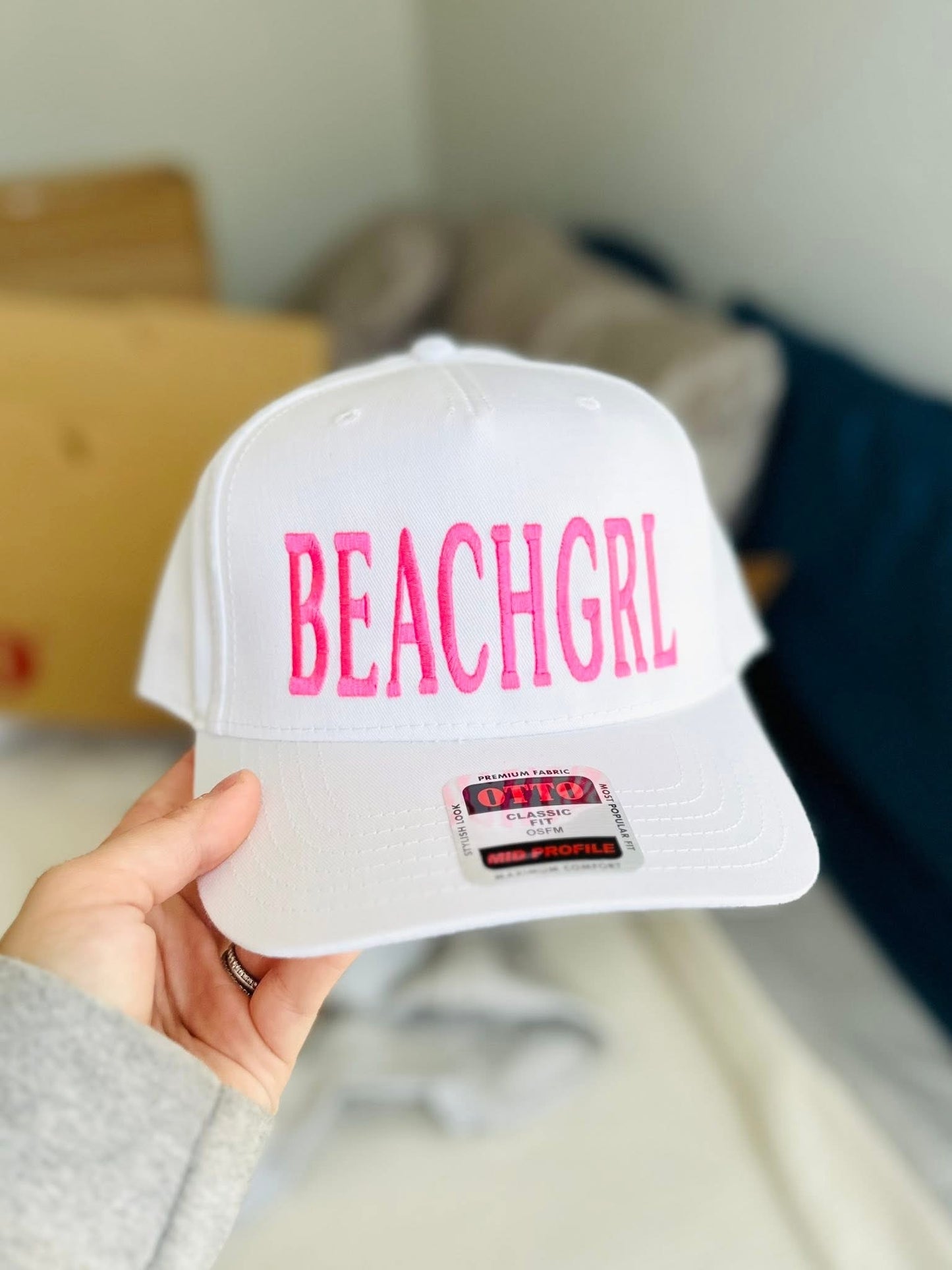 Custom Embroidered Canvas Trucker