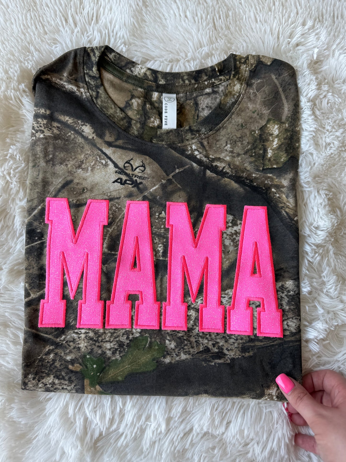 Realtree Camo x Neon Glitter Tees CUSTOM