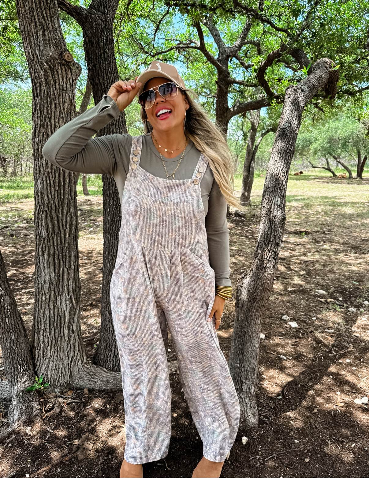 PREORDER- CASSIDY CAMO OVERALLS