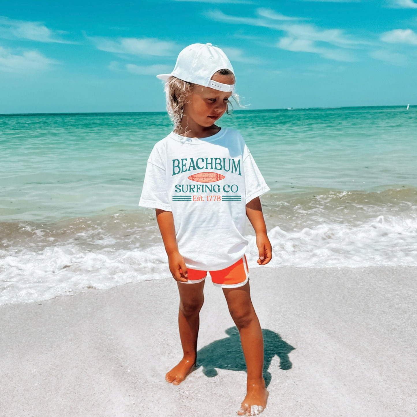Beach Bum Surfing Co graphic tee