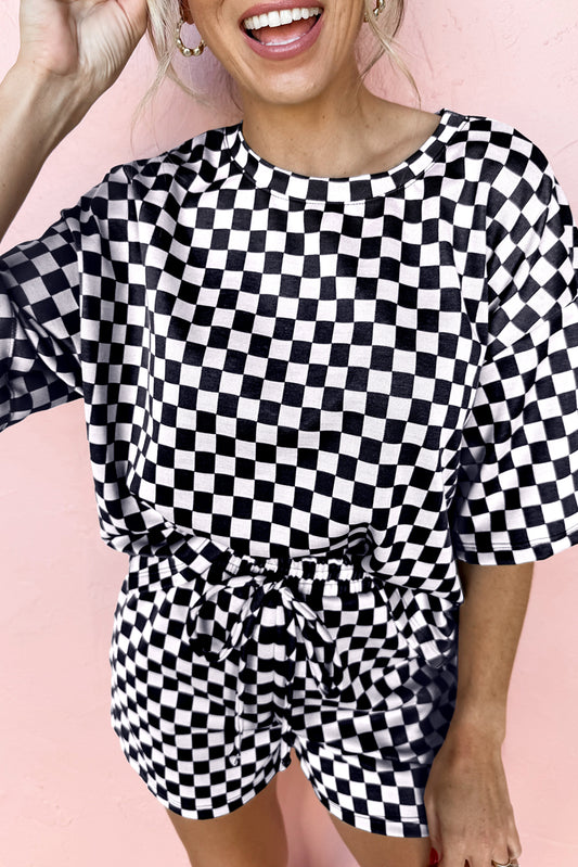 Black Checkered Set