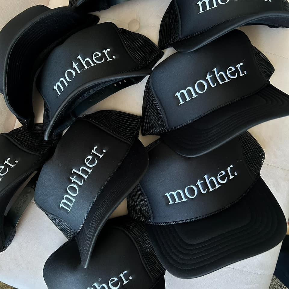 Mother. embroidered trucker