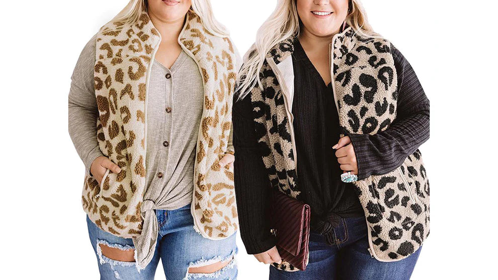 PREORDER Leopard-print Vest Jacket