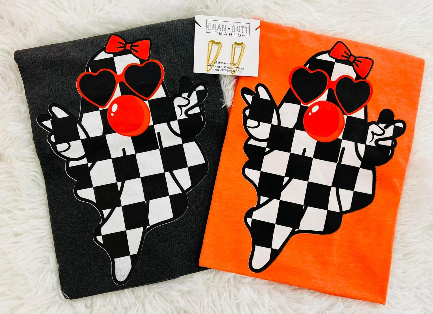 Checkered Preppy Ghosts *Adult listing*