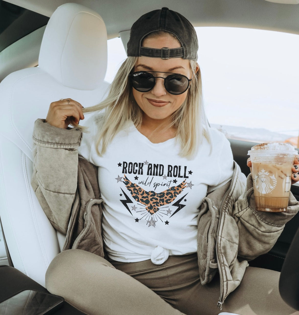 Rock and Roll Wild Spirit Graphic Tee