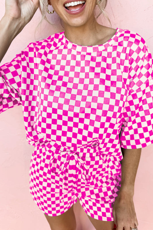Pink Checkered Set 💕