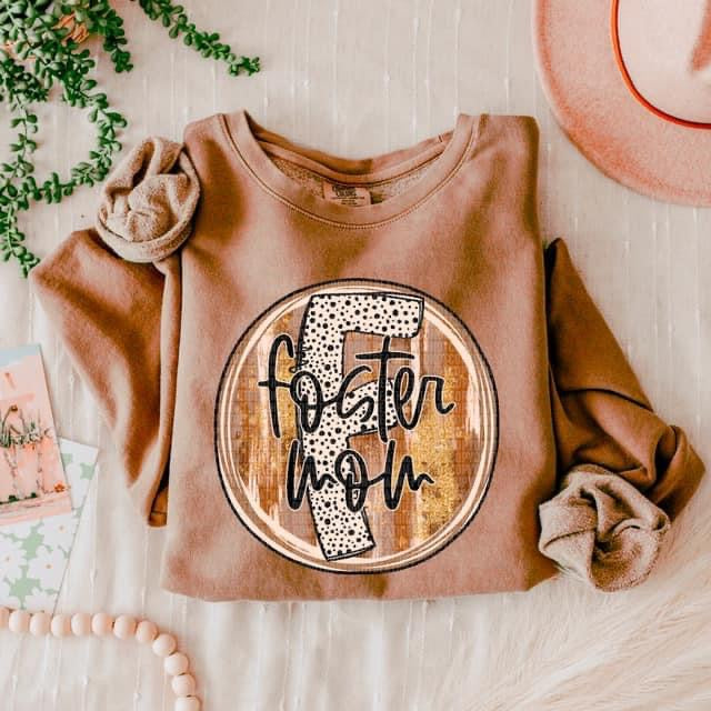 Fall Brush Strokes Crewneck Sweatshirt