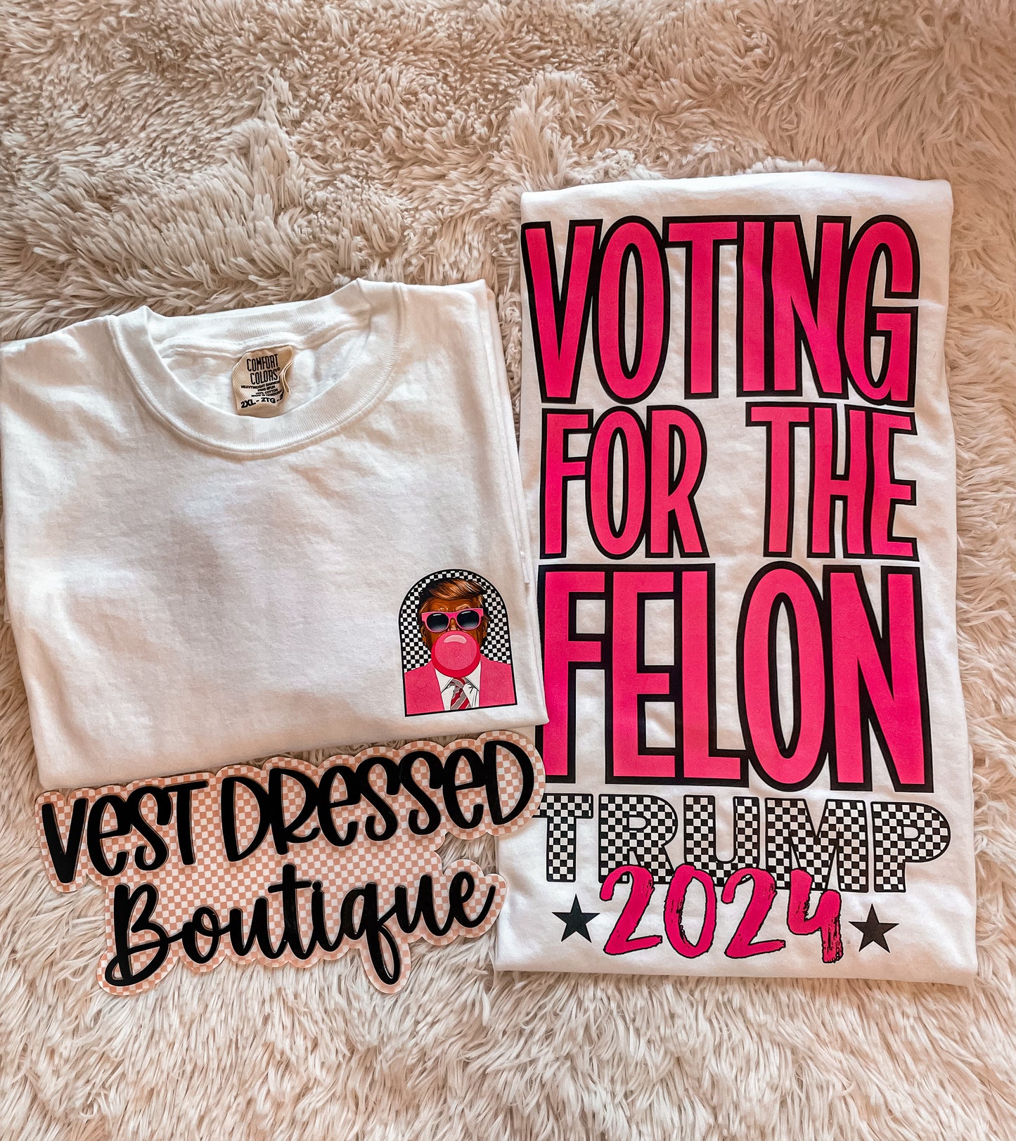 Voting for the Felon Pocket Graphic Tee