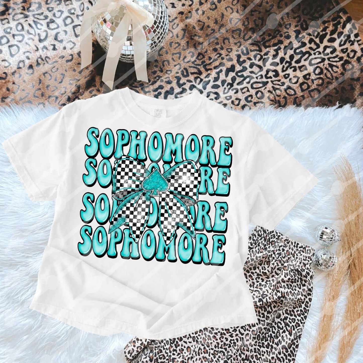 Western X Checkered Grade Graphic tee