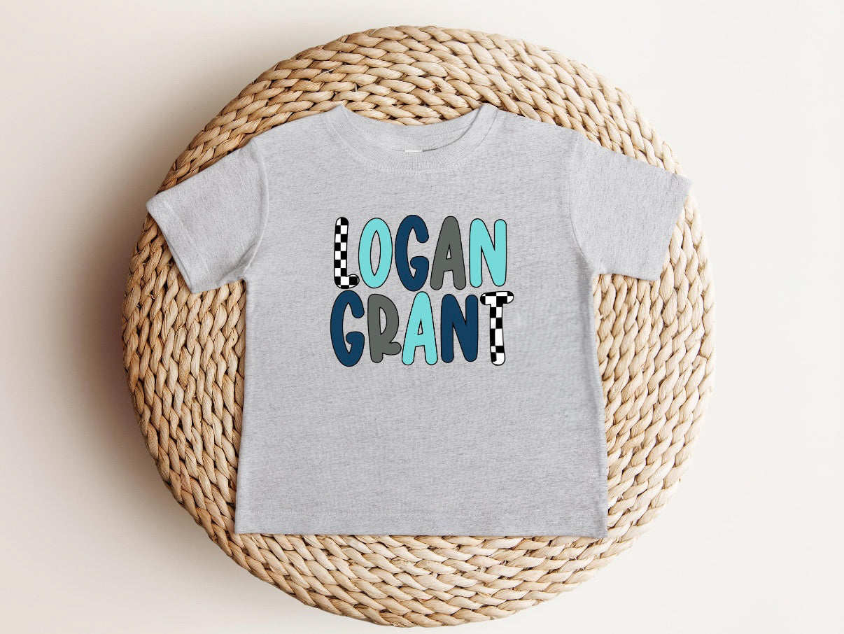 Kids Custom name tee