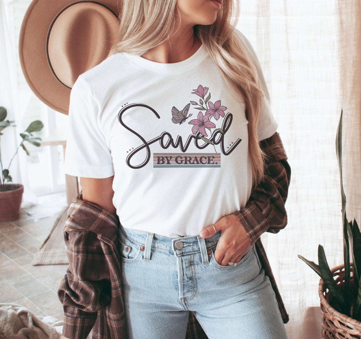 Saved by Grace tee