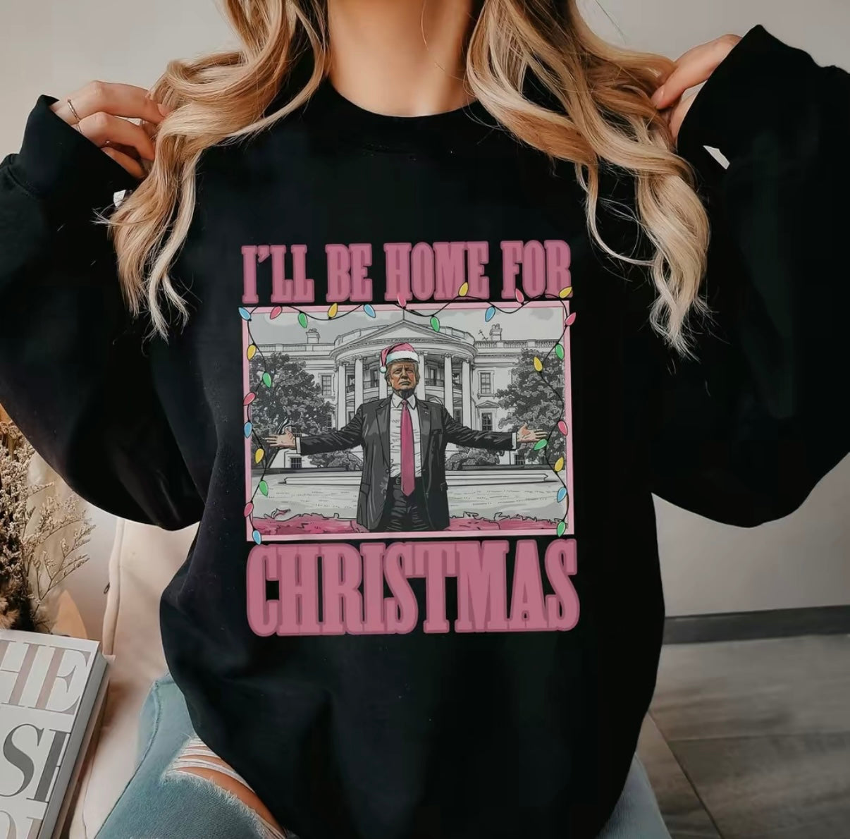 I’ll be home for Christmas Crewneck Sweatshirt