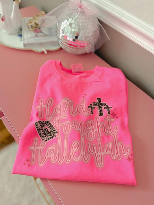 Hard Fought Hallelujah tee