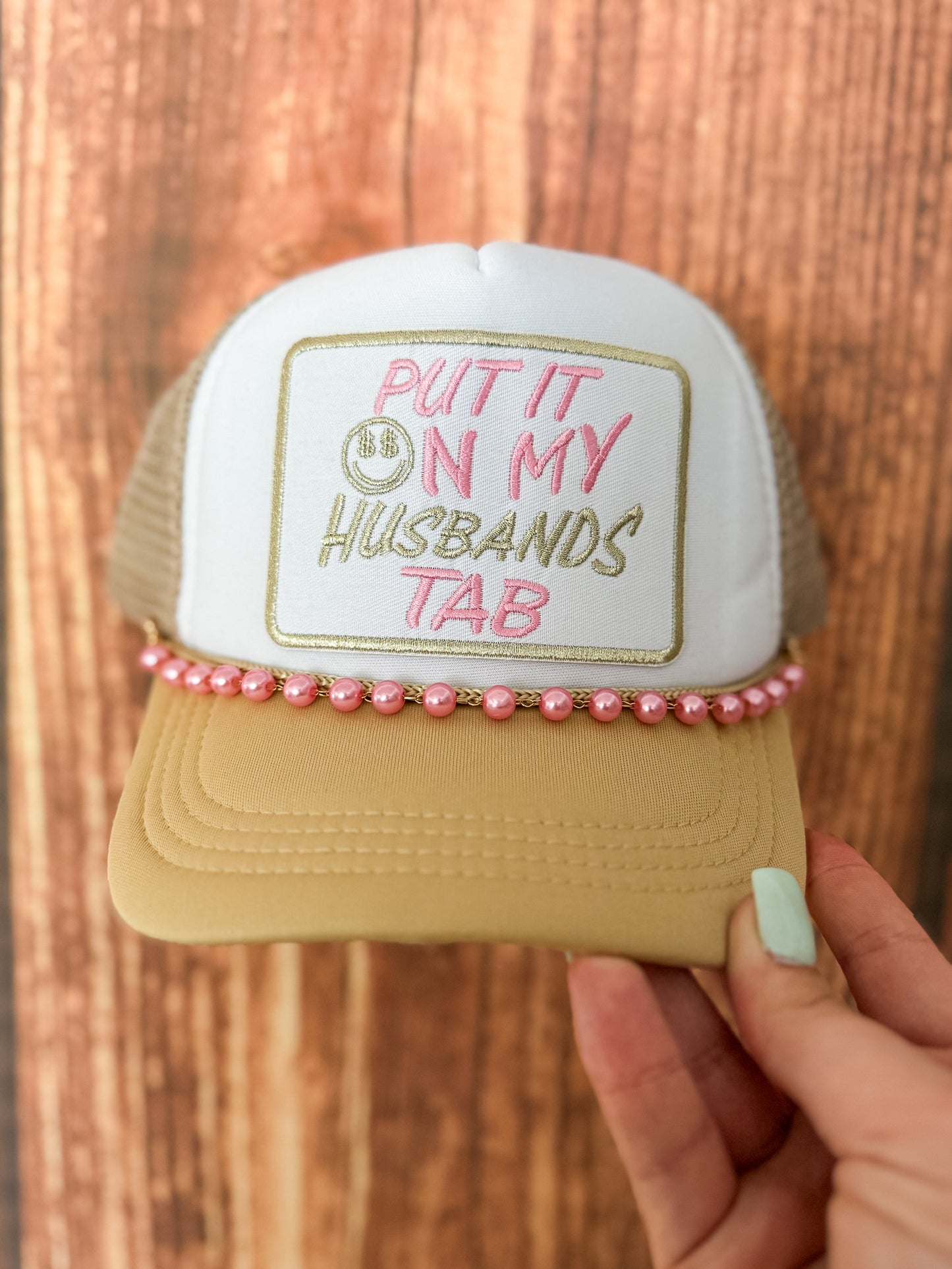 Put It On My Husbands Tab Trucker