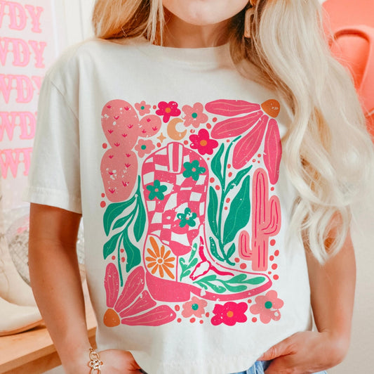 Preppy Boot Graphic Tee