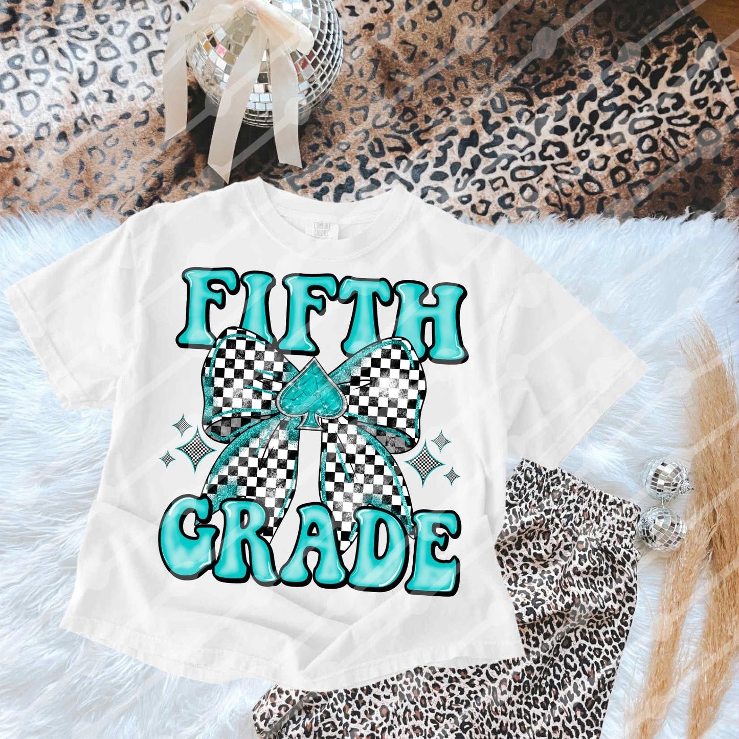 Western X Checkered Grade Graphic tee