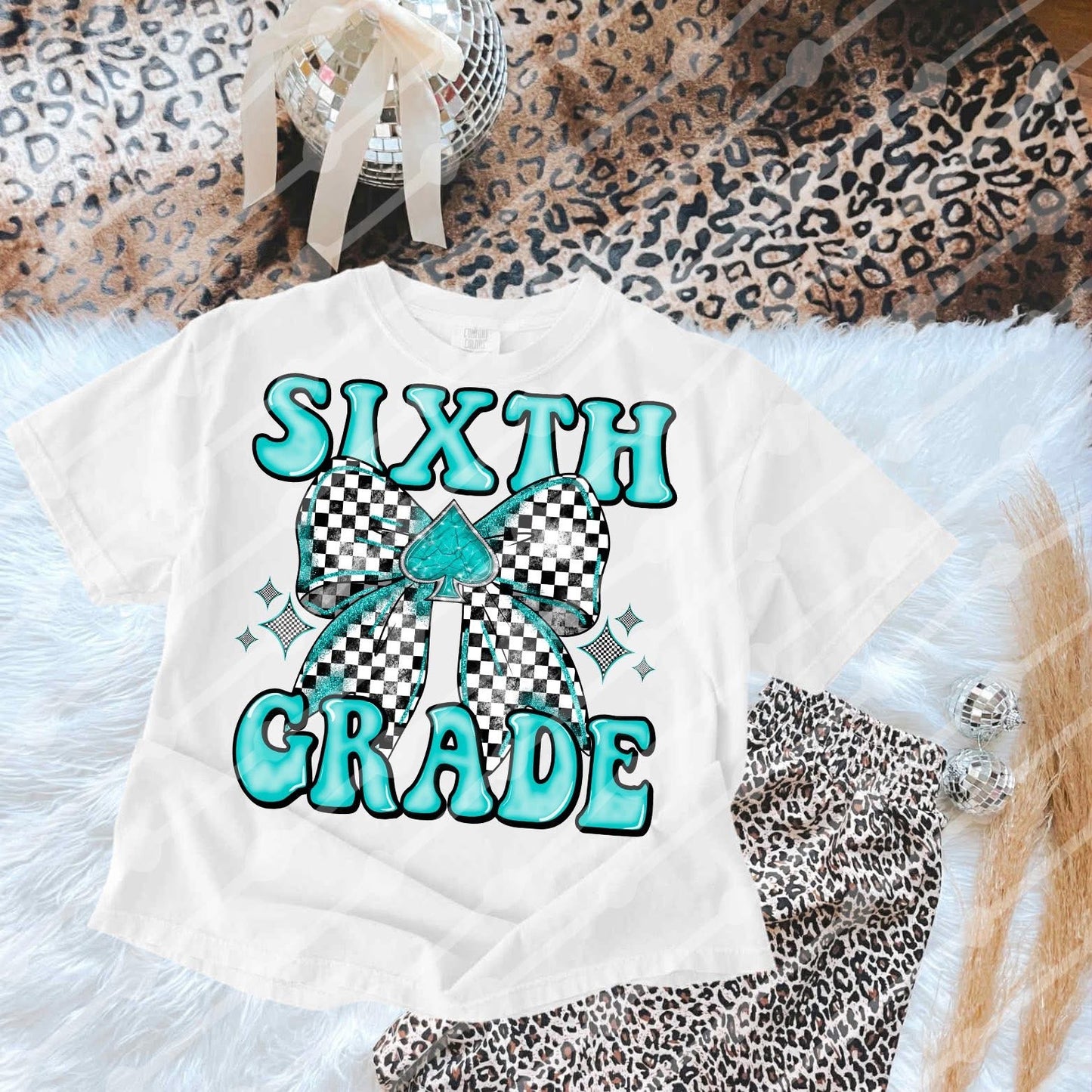 Western X Checkered Grade Graphic tee