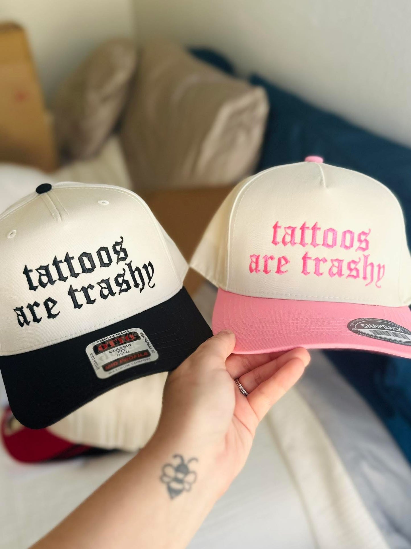 Custom Embroidered Canvas Trucker