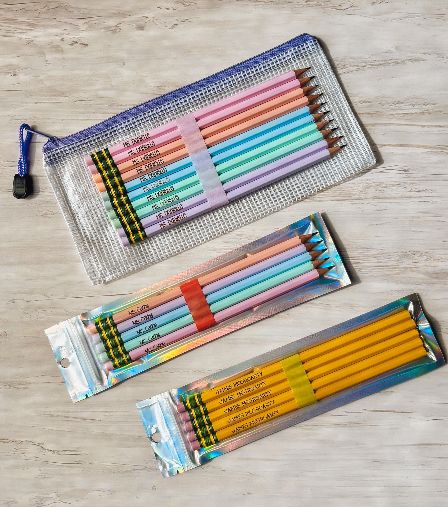 Custom Name Pencils