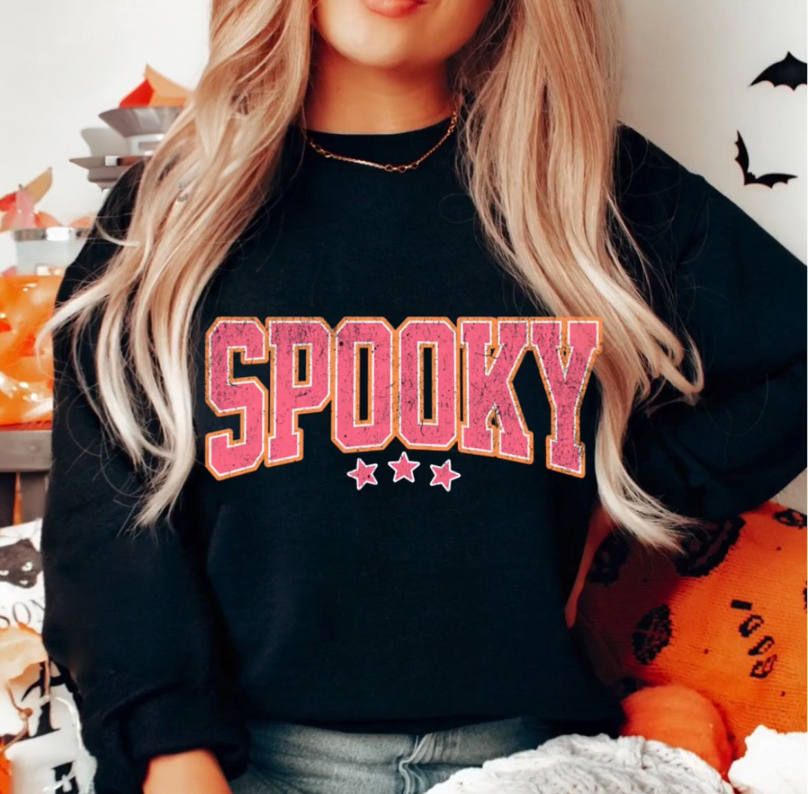 Spooky Varsity Letters Graphic Tee