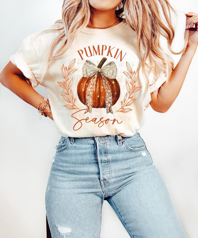 Pumpkin Season Coquette Graphic Tee / Sweatshirt