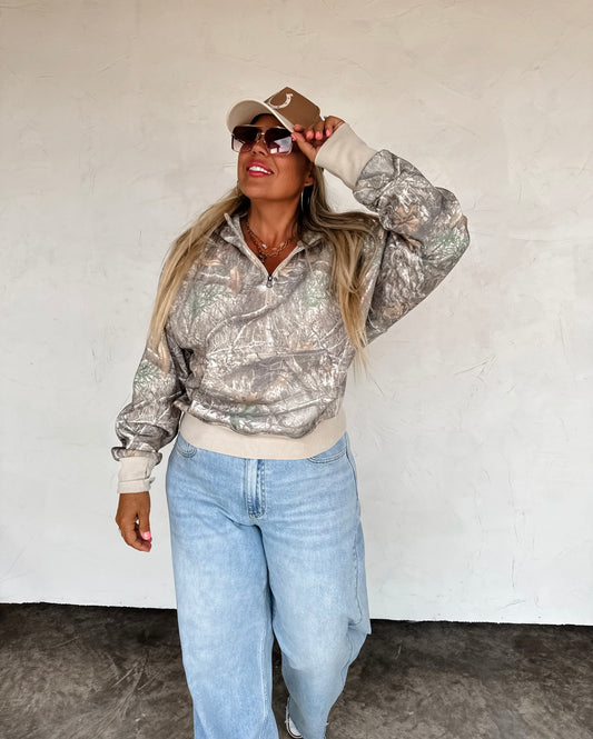 CAMO EASY DOES IT PULLOVER