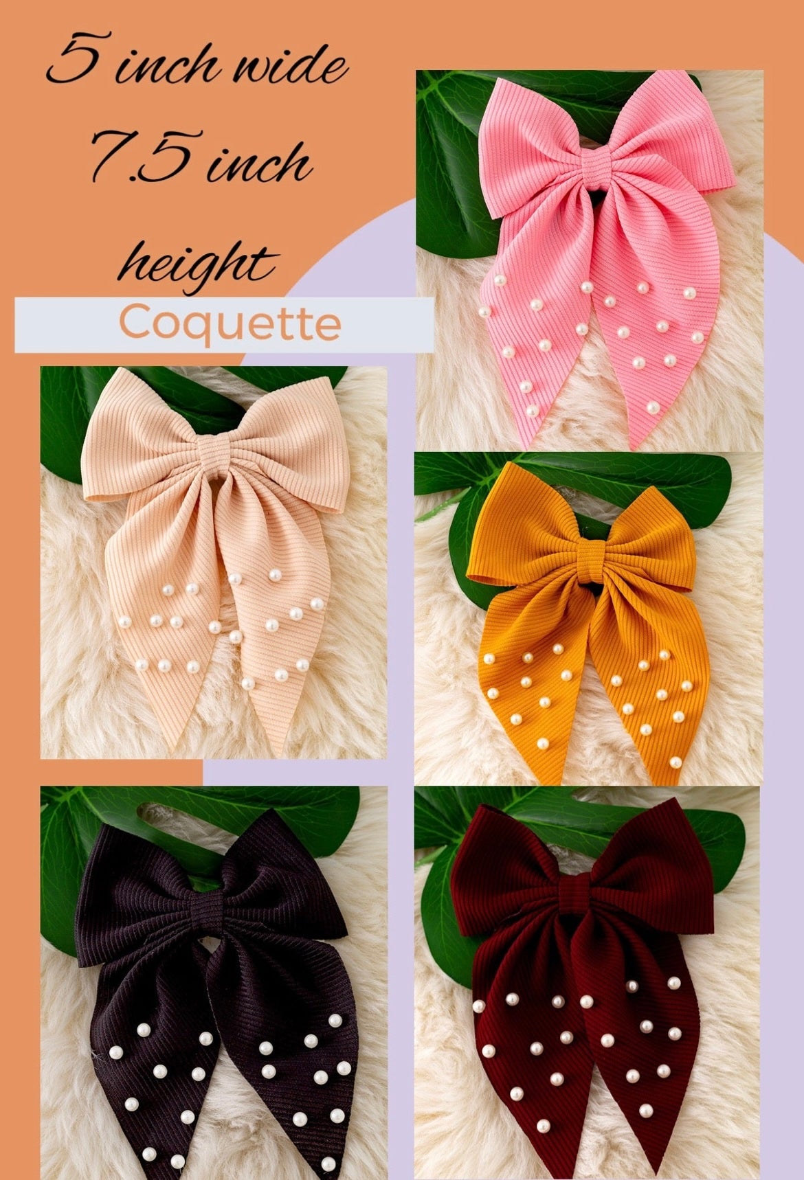 Pearl Coquette Bow