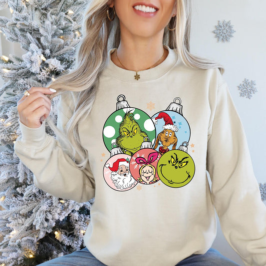 Green Guy Ornaments sweatshirt