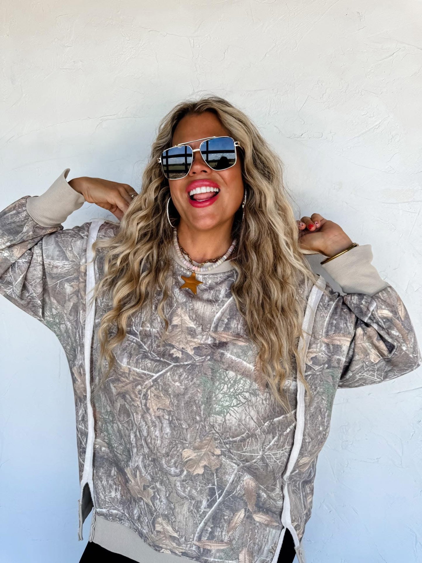 PREORDER- CAMO CLASSIC CREW PULLOVER