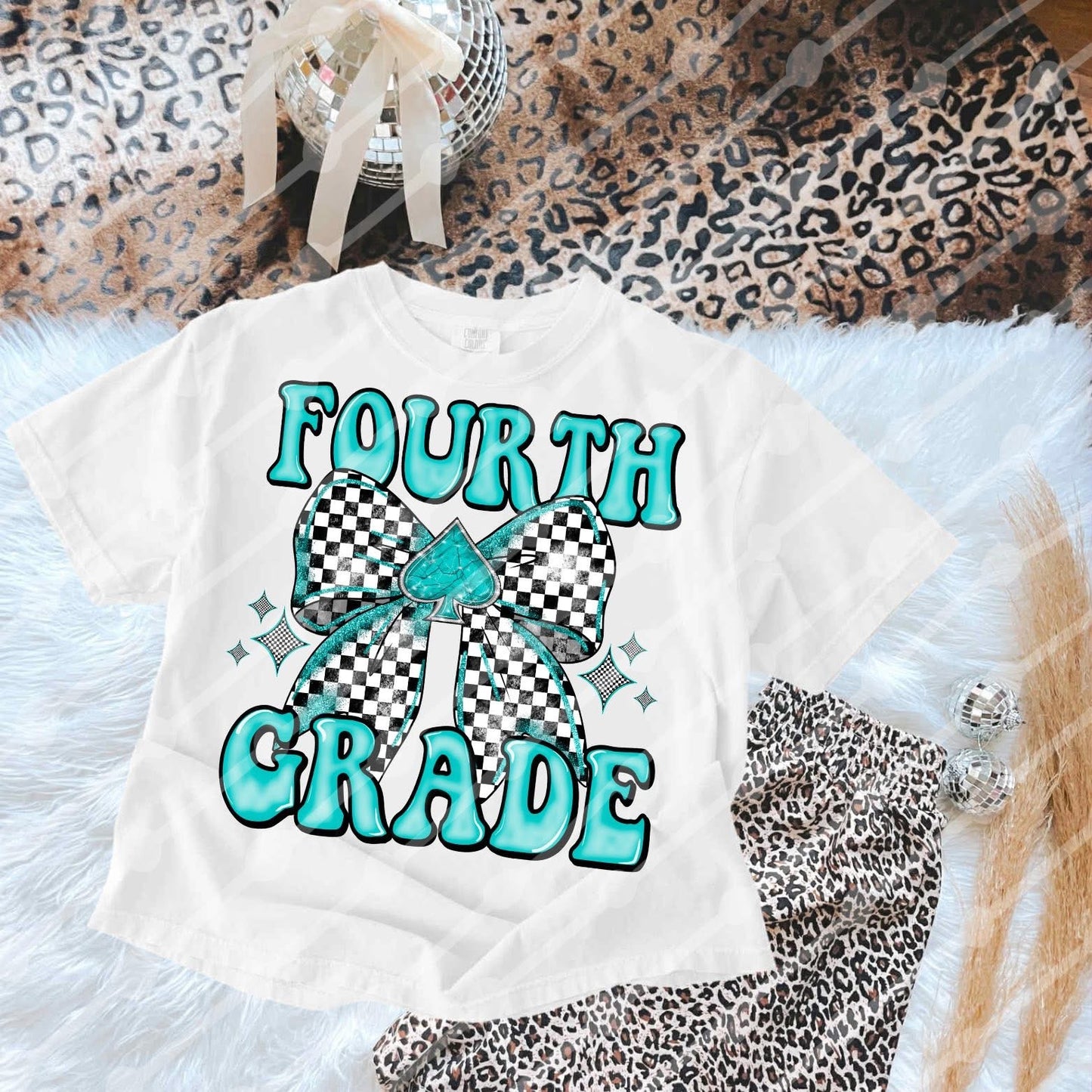 Western X Checkered Grade Graphic tee