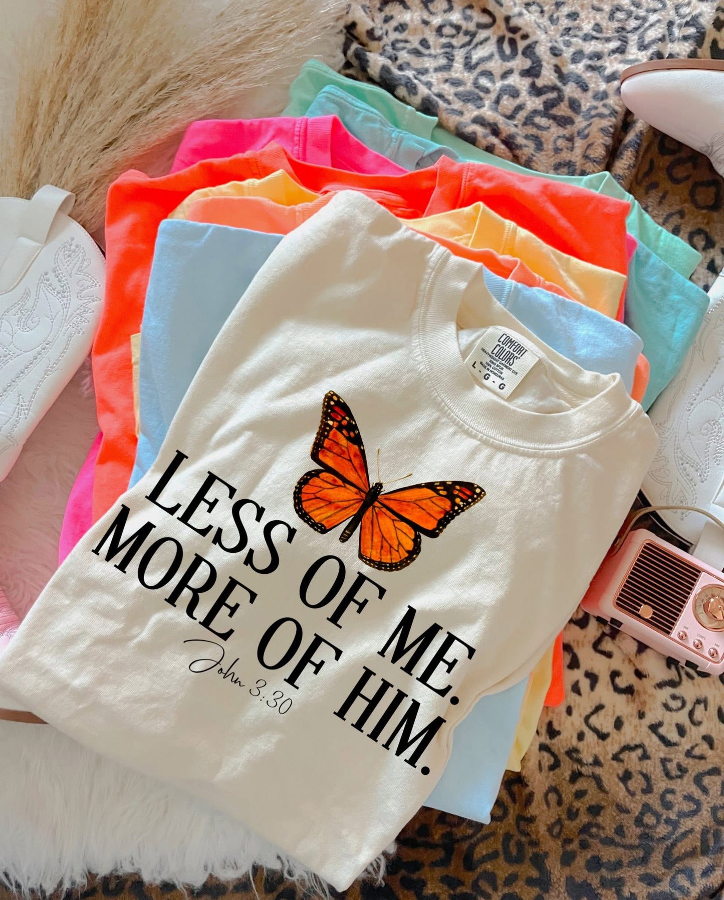 Less Of Me More Of Him tee
