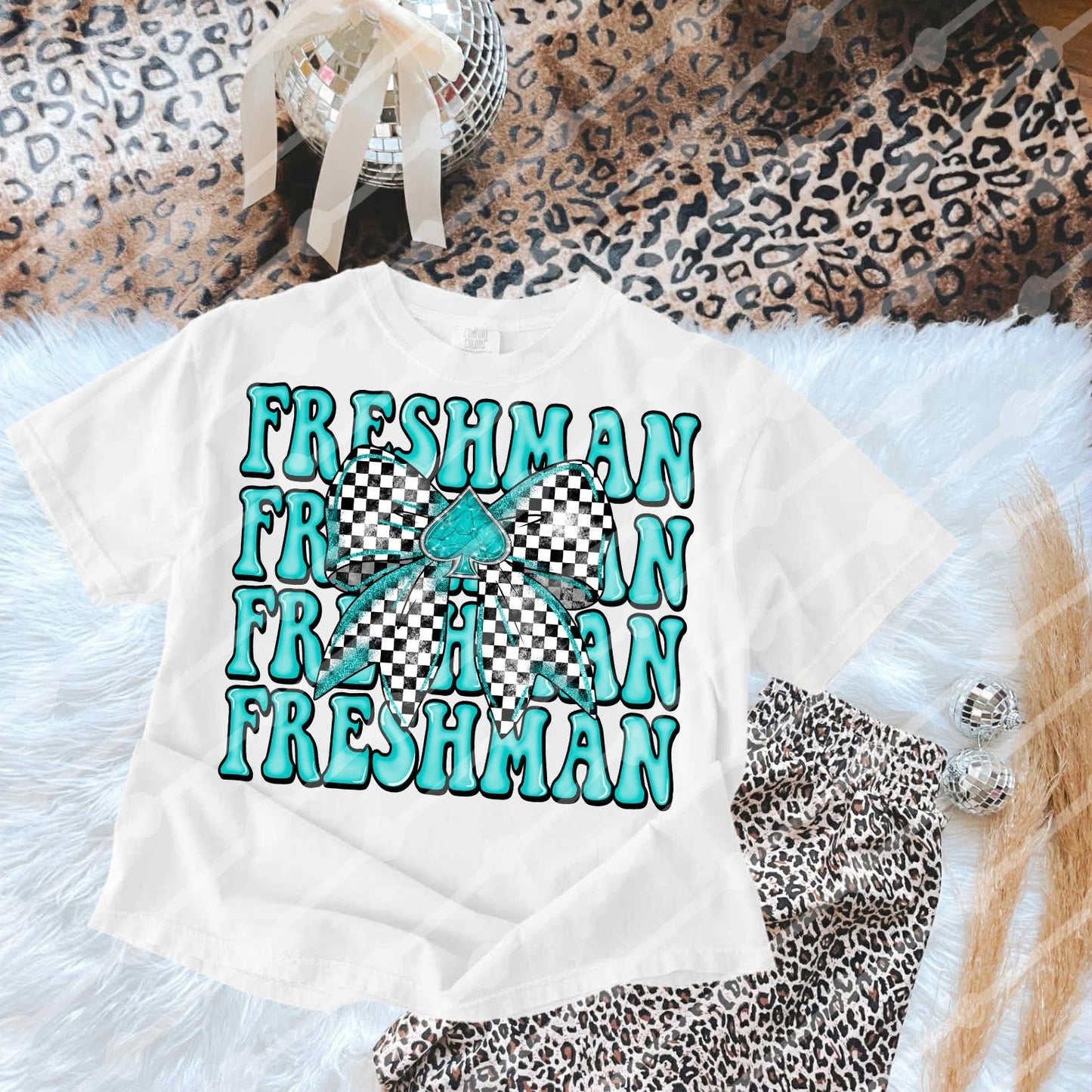 Western X Checkered Grade Graphic tee