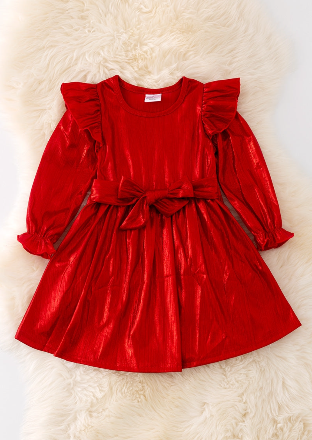 Glitter Red Christmas Dress