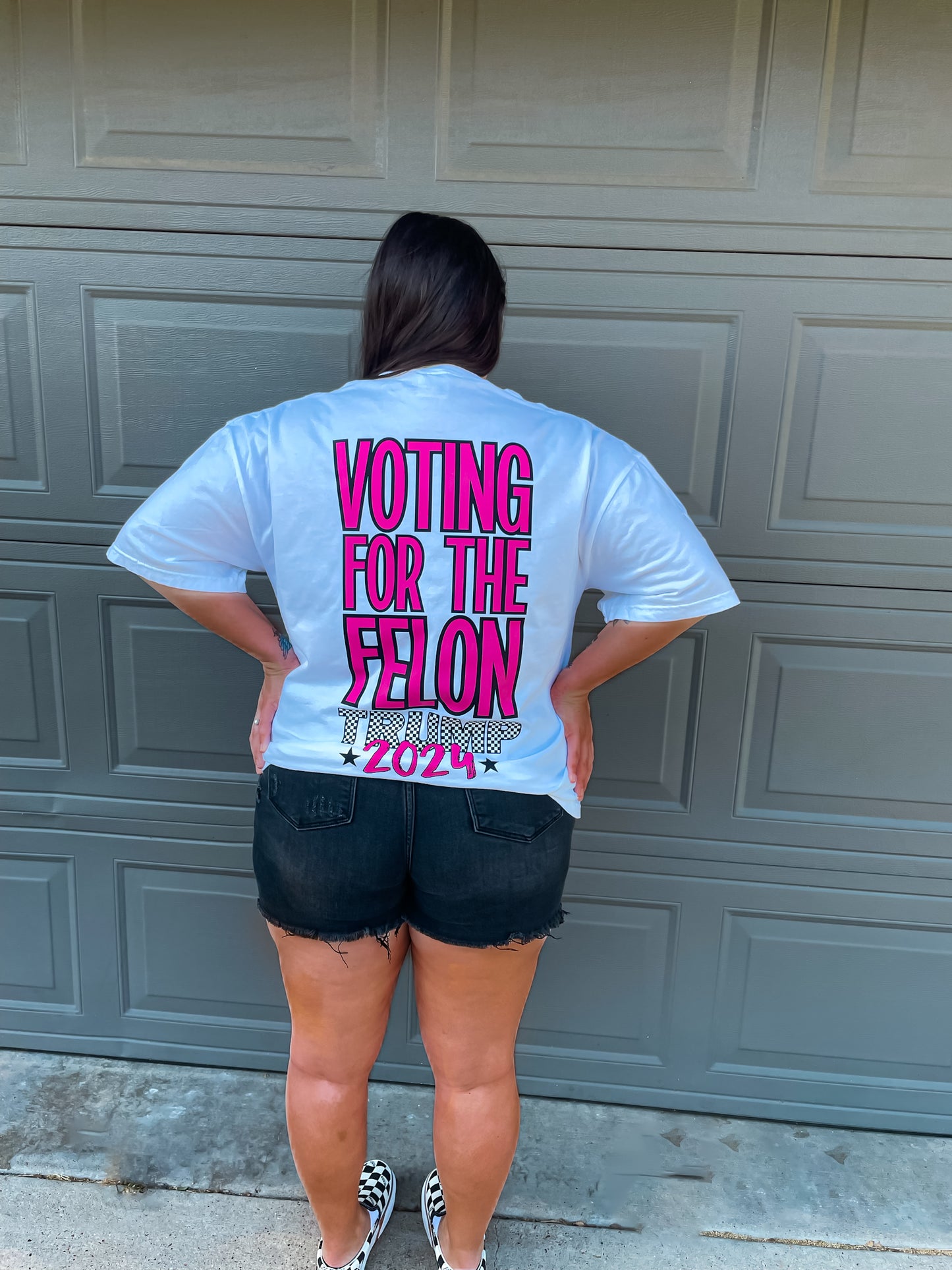 Voting for the Felon Pocket Graphic Tee