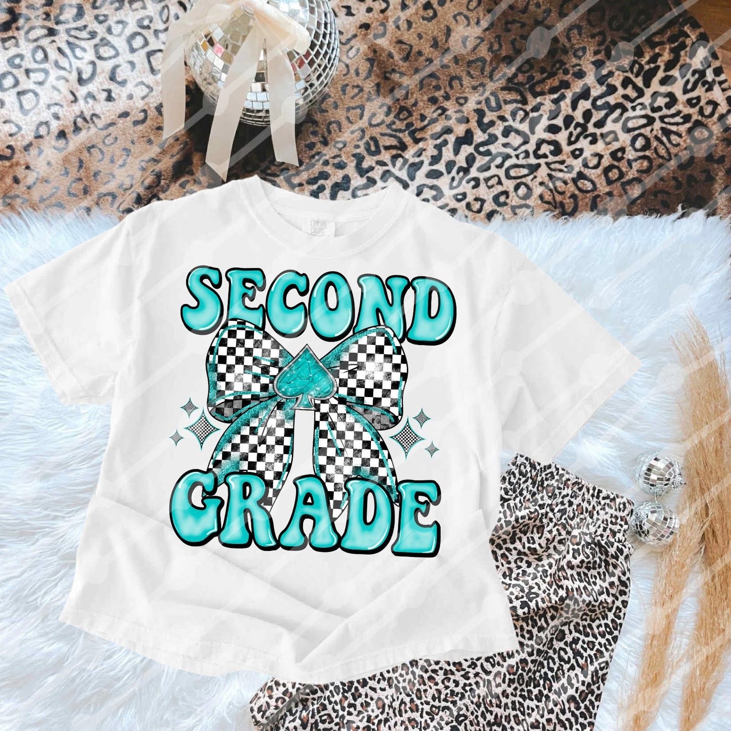 Western X Checkered Grade Graphic tee