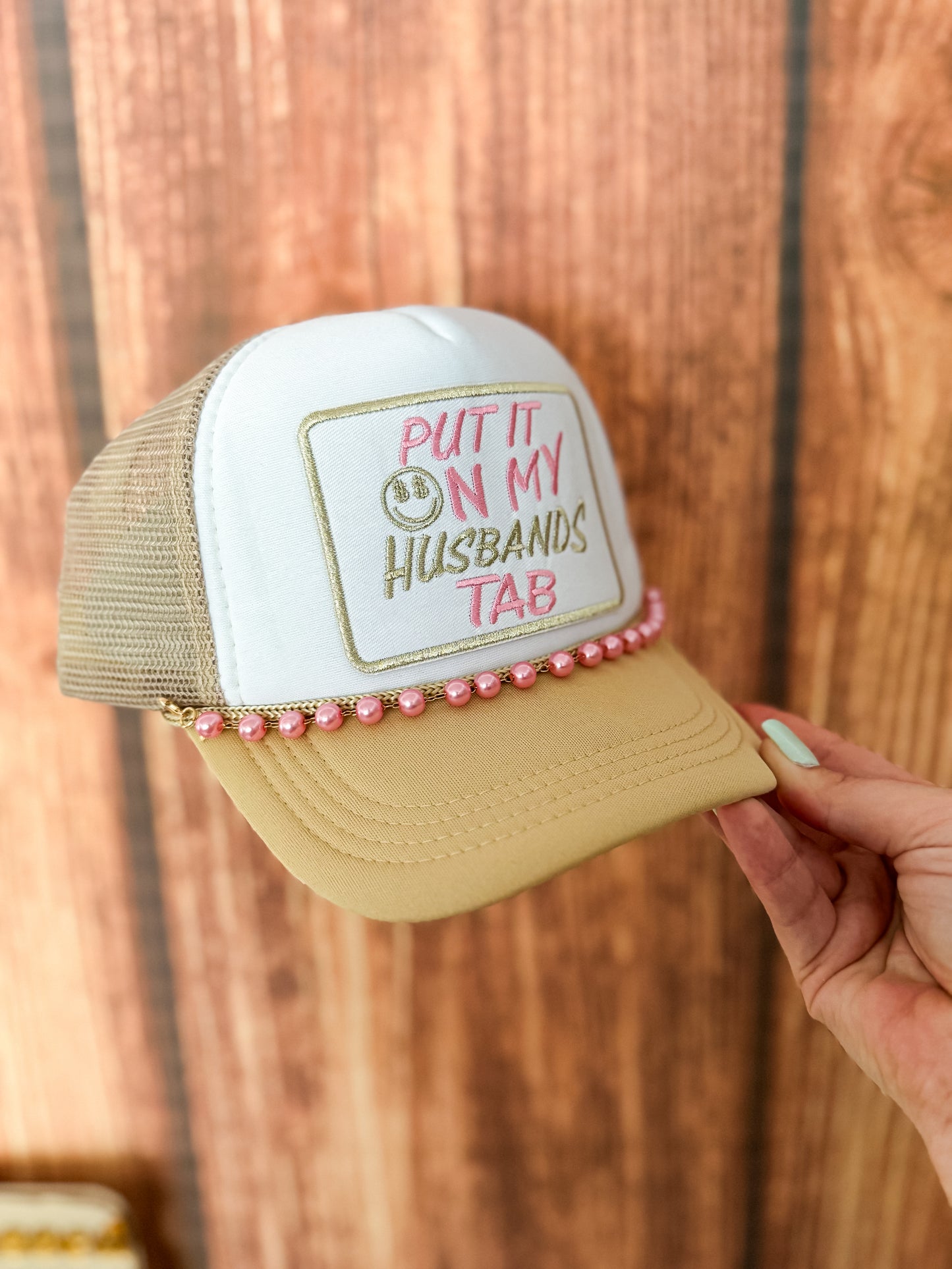 Put It On My Husbands Tab Trucker